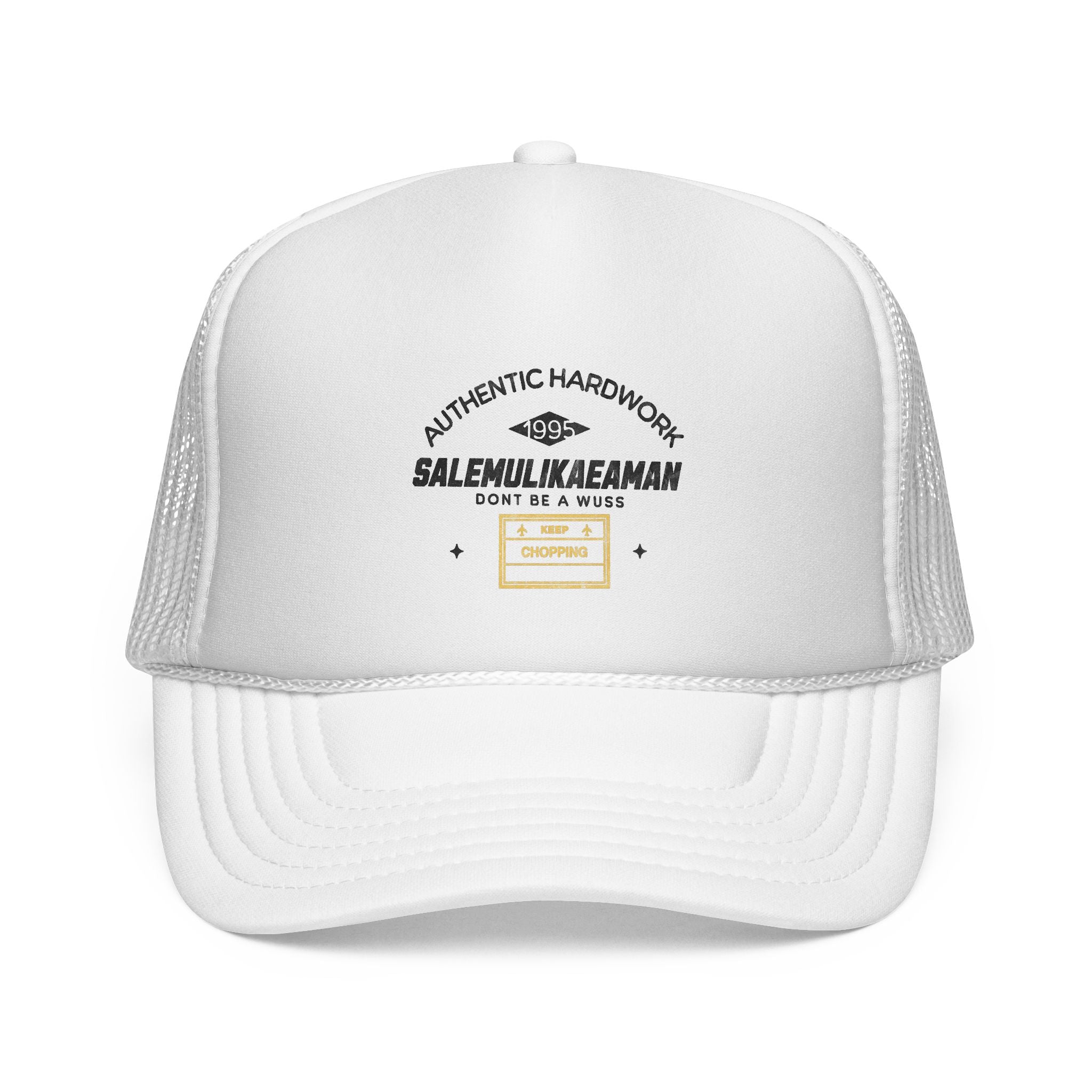 Vintage Logo Trucker Cap — Authentic Hardwork Patch