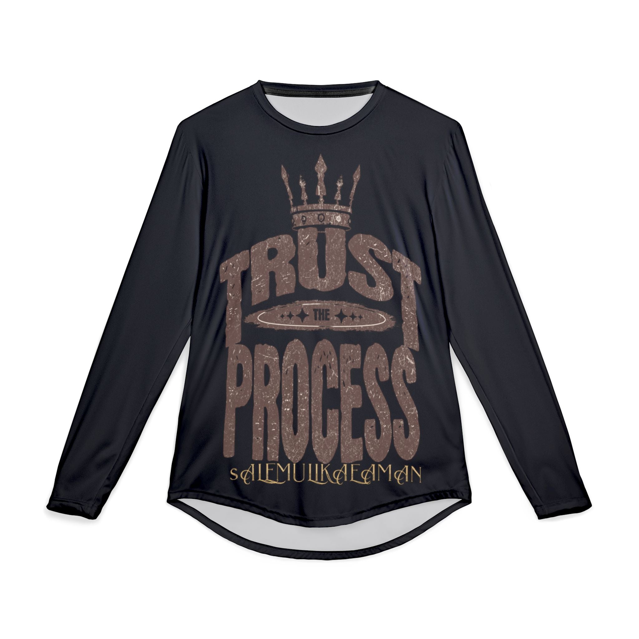 Trust the Process Long Sleeve Shirt — Men's UV Protection Performance Tee