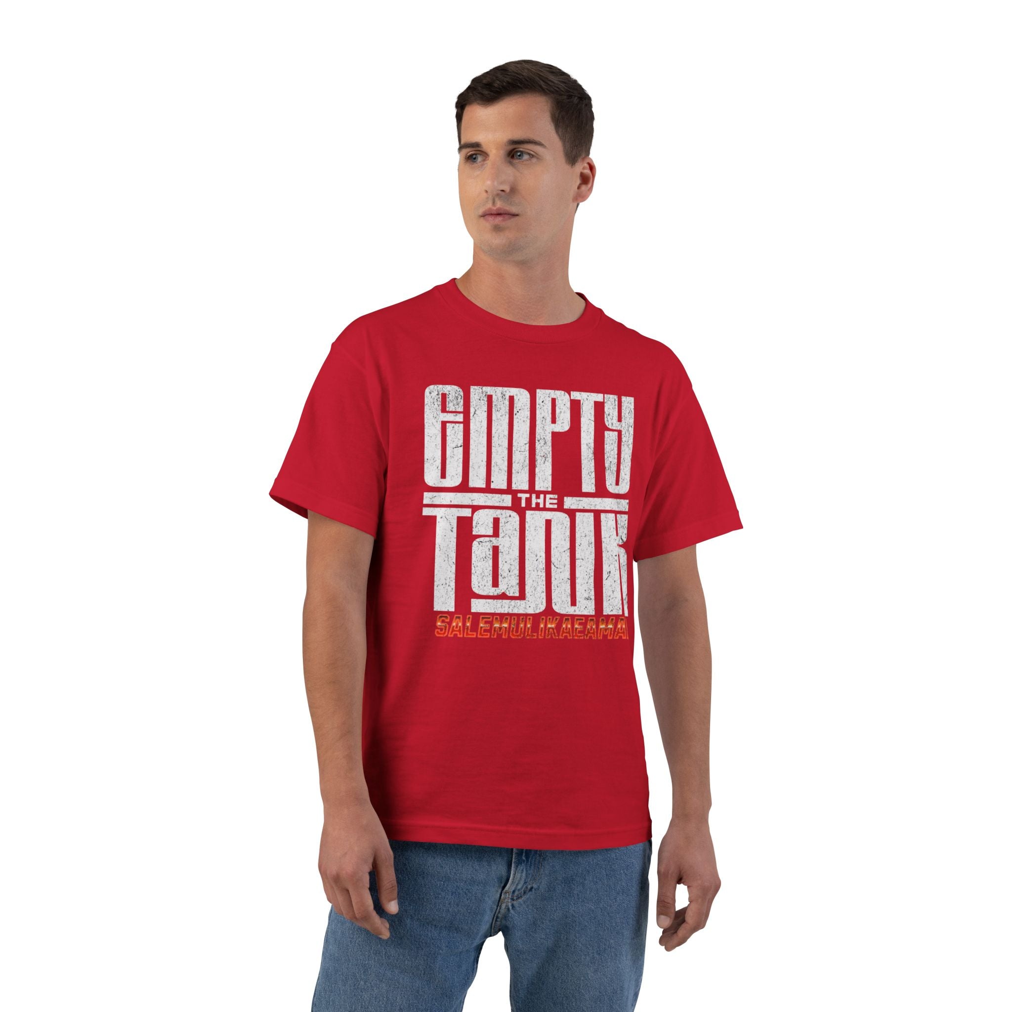 T-Shirt — "Empty the Tank" Bold Retro Graphic Tee