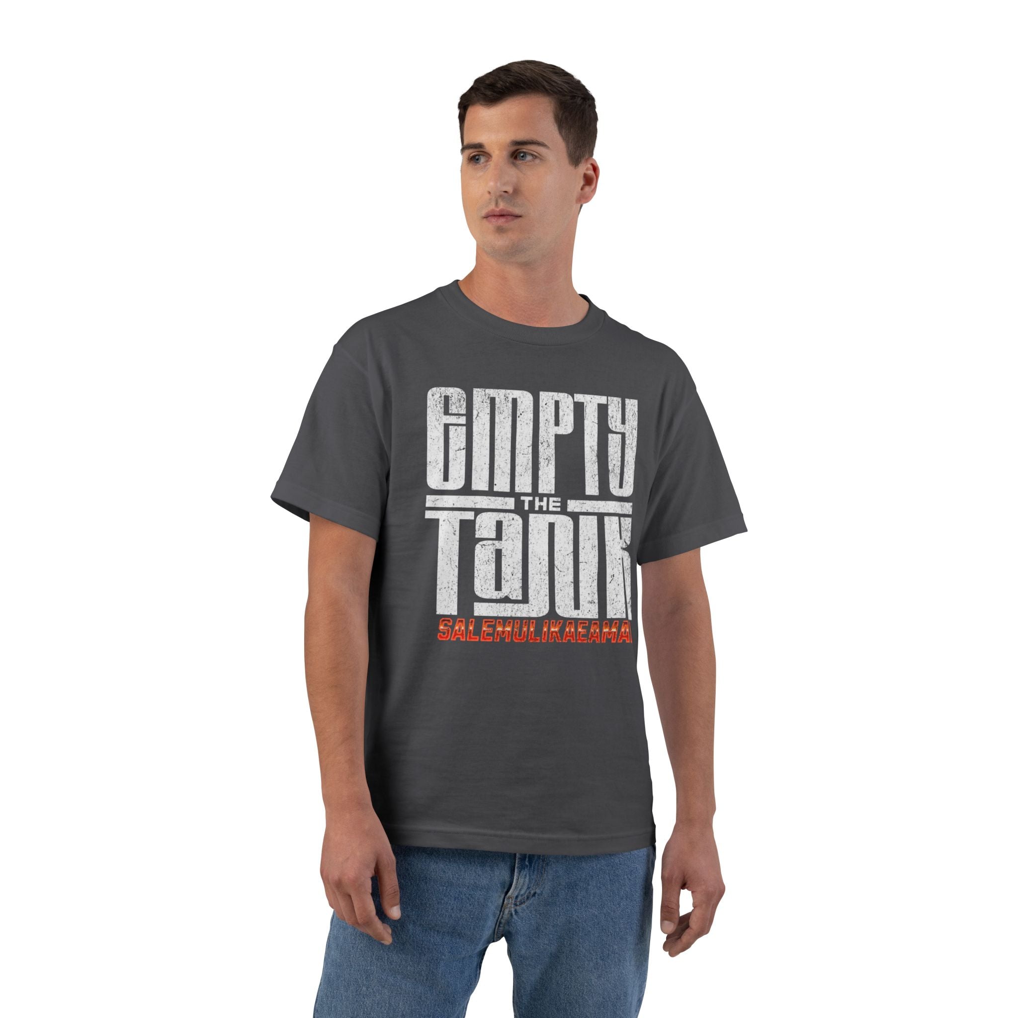 T-Shirt — "Empty the Tank" Bold Retro Graphic Tee