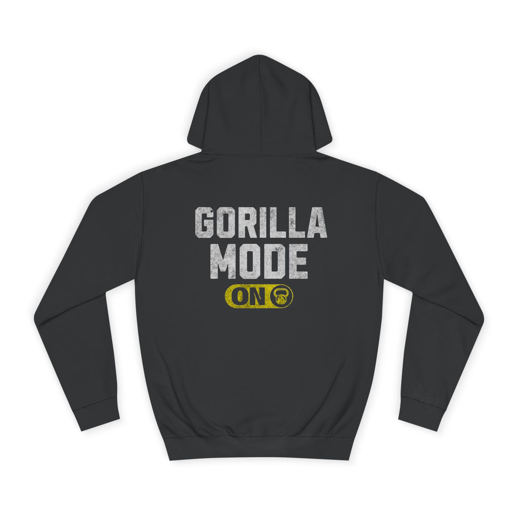 Gorilla Mode On Hoodie — College-Style Athletic Pullover
