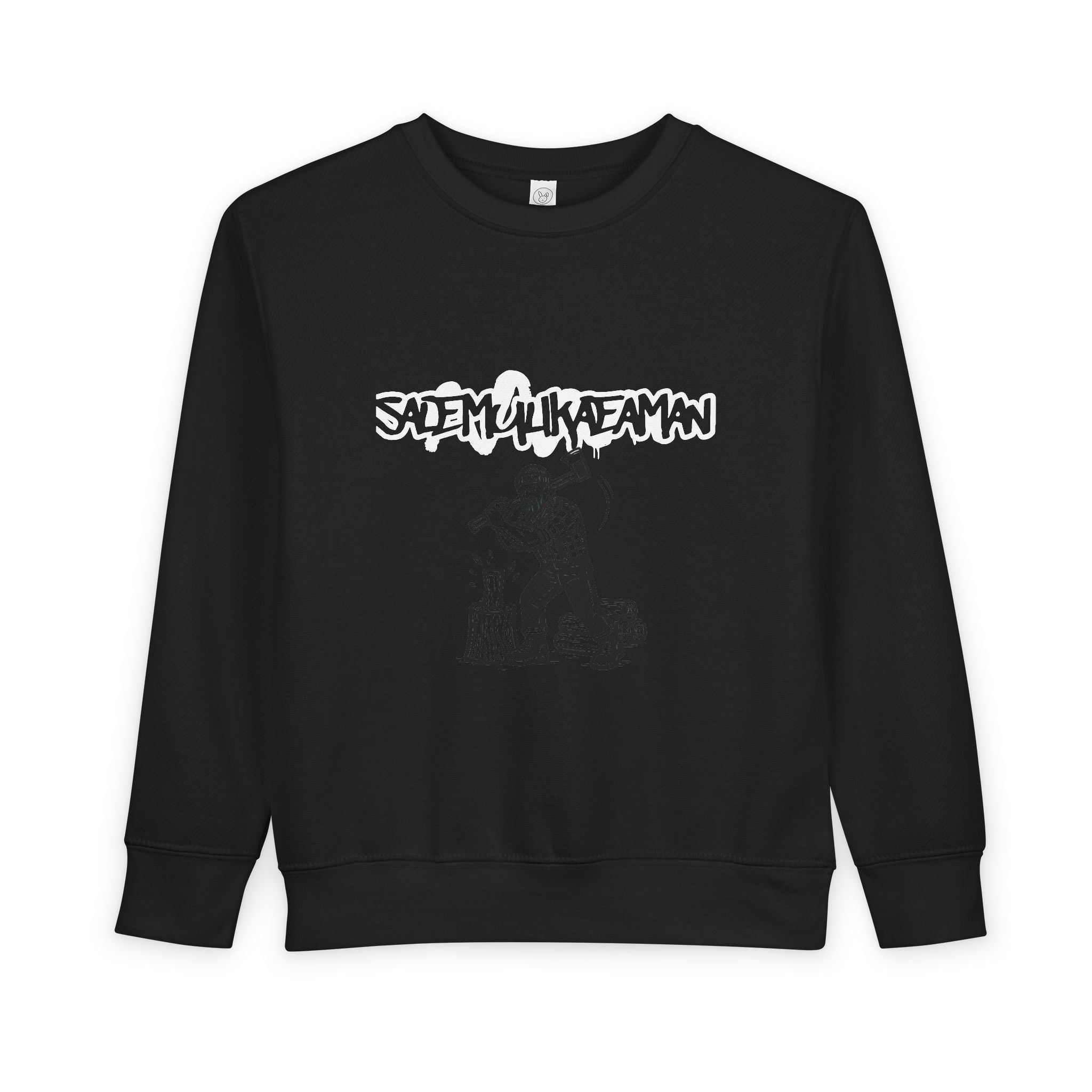 Kids Lumberjack Sweatshirt — ‘Sawdust & Axeman’ Graphic Toddler Pullover