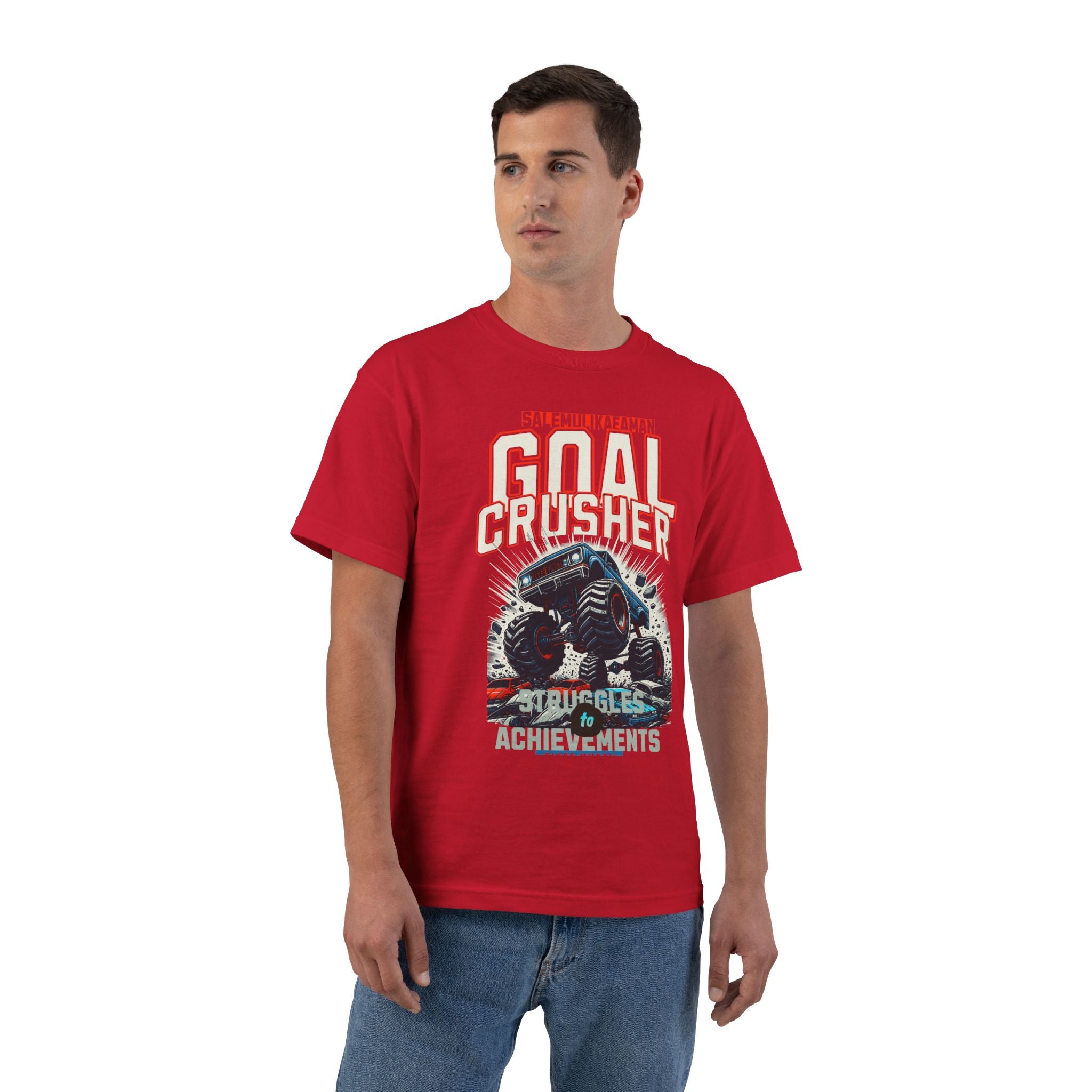 Goal Crusher T‑Shirt — Motivational 'Goal Crusher' Graphic Tee for Athletes & Go‑Getters
