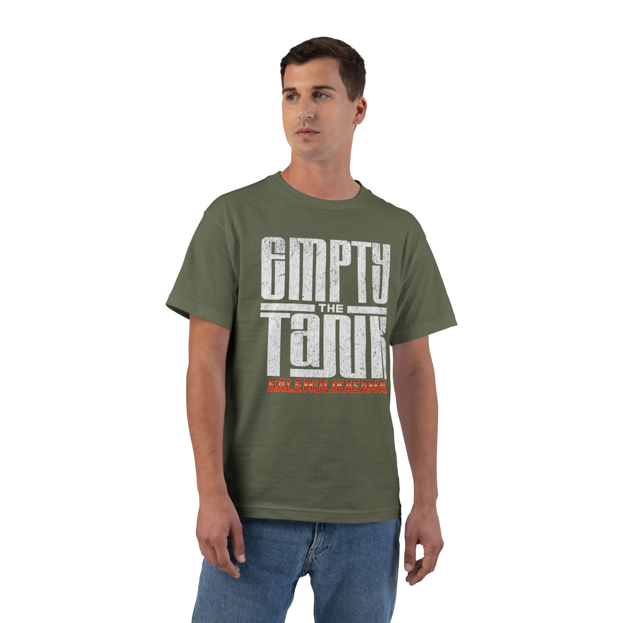 T-Shirt — "Empty the Tank" Bold Retro Graphic Tee
