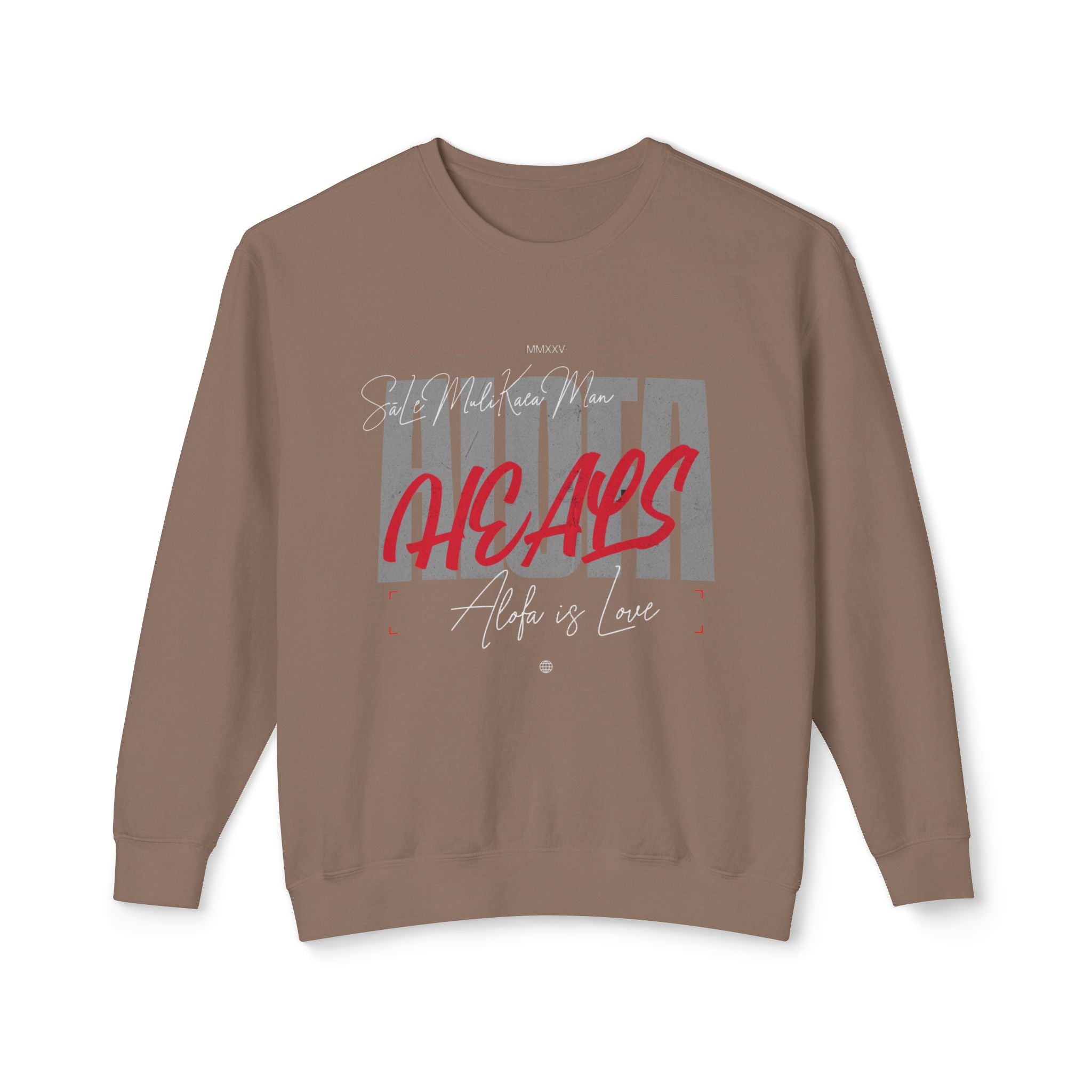 Alofa Is Love Crewneck Sweatshirt — Alpha Hears Graphic Pullover