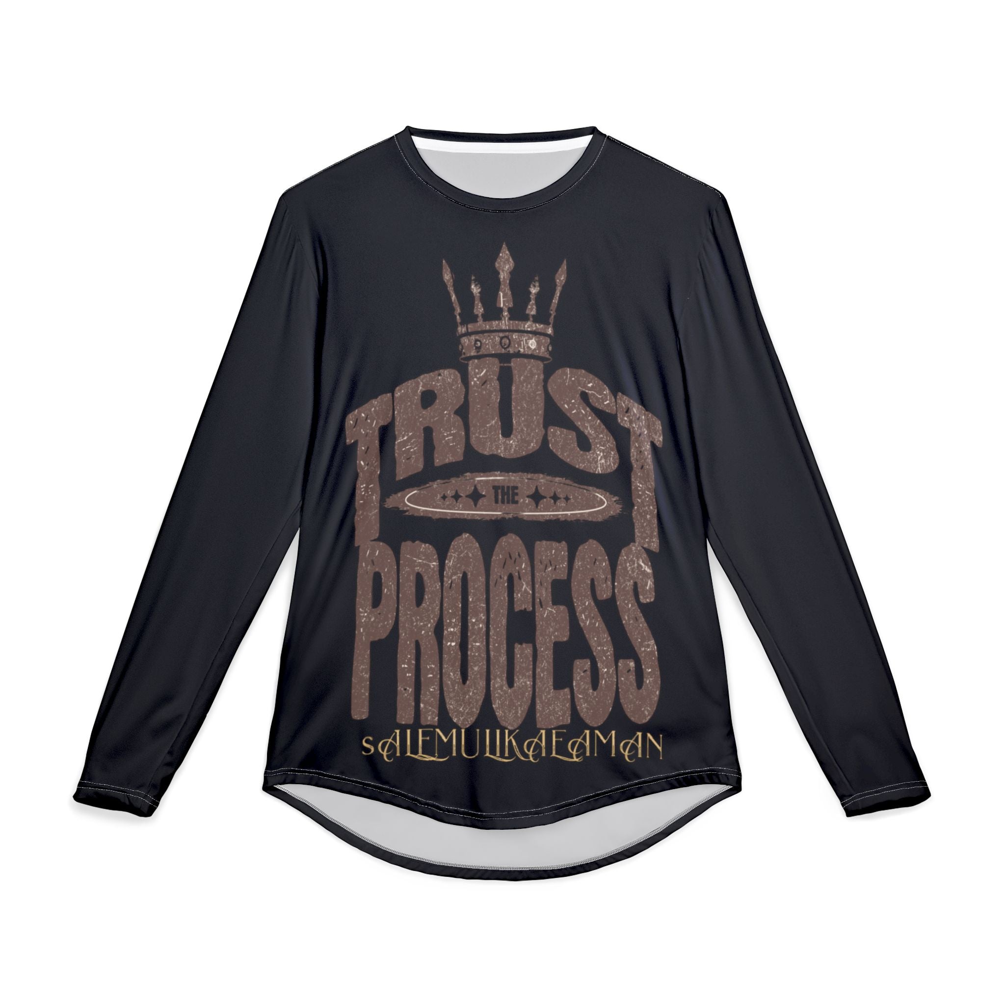 Trust the Process Long Sleeve Shirt — Men's UV Protection Performance Tee
