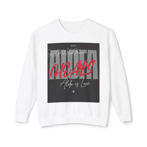 Alofa Is Love Crewneck Sweatshirt — Alpha Hears Graphic Pullover
