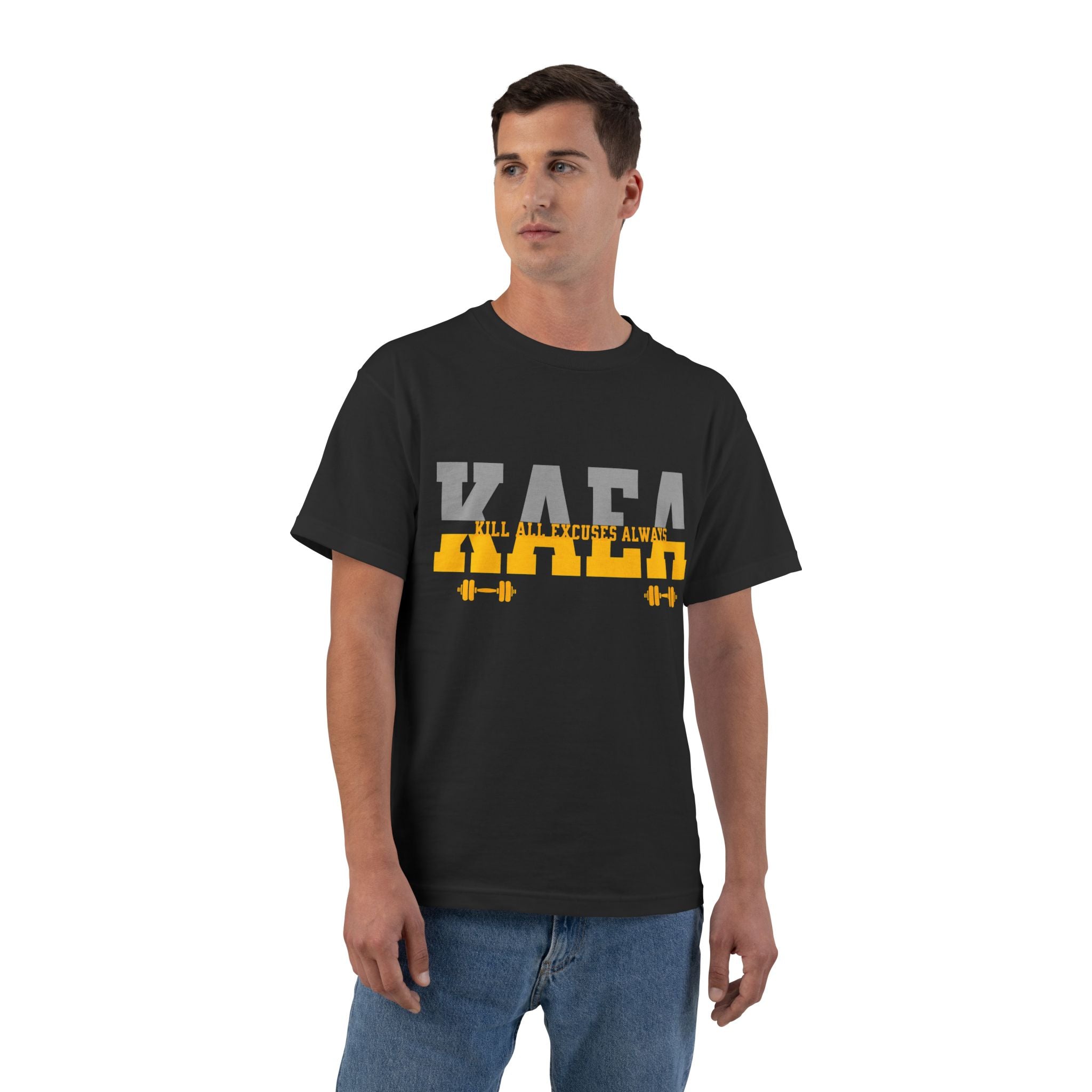 KAEA Bold Graphic T-Shirt — Retro Block Letter Tee