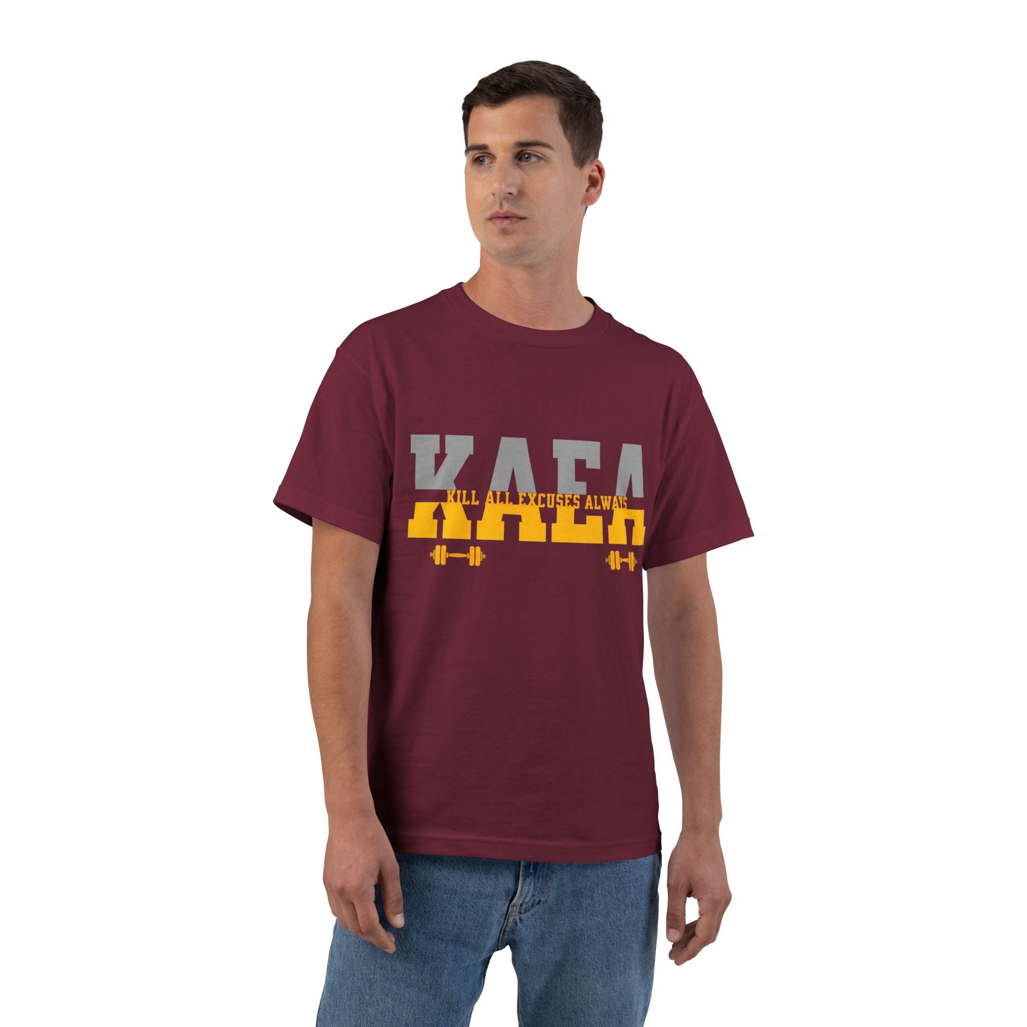 KAEA Bold Graphic T-Shirt — Retro Block Letter Tee