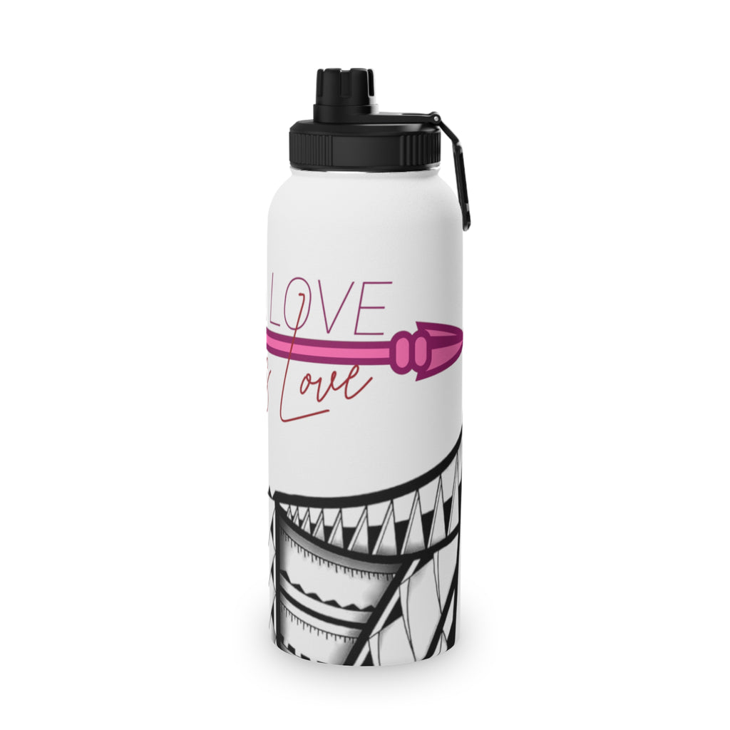 Aloha Love Stainless Steel Sports Water Bottle — Tribal Pink Beach Vibes