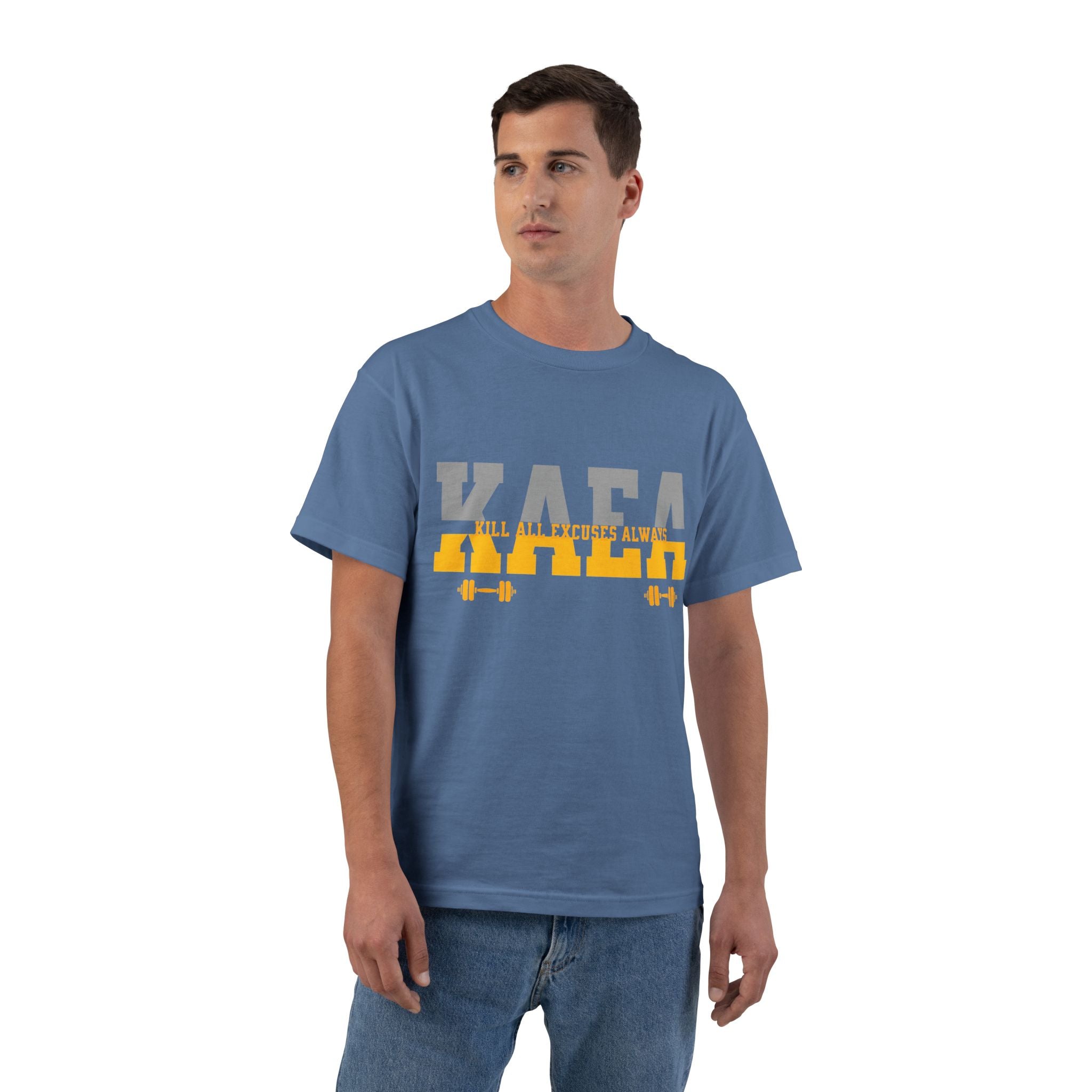 KAEA Bold Graphic T-Shirt — Retro Block Letter Tee