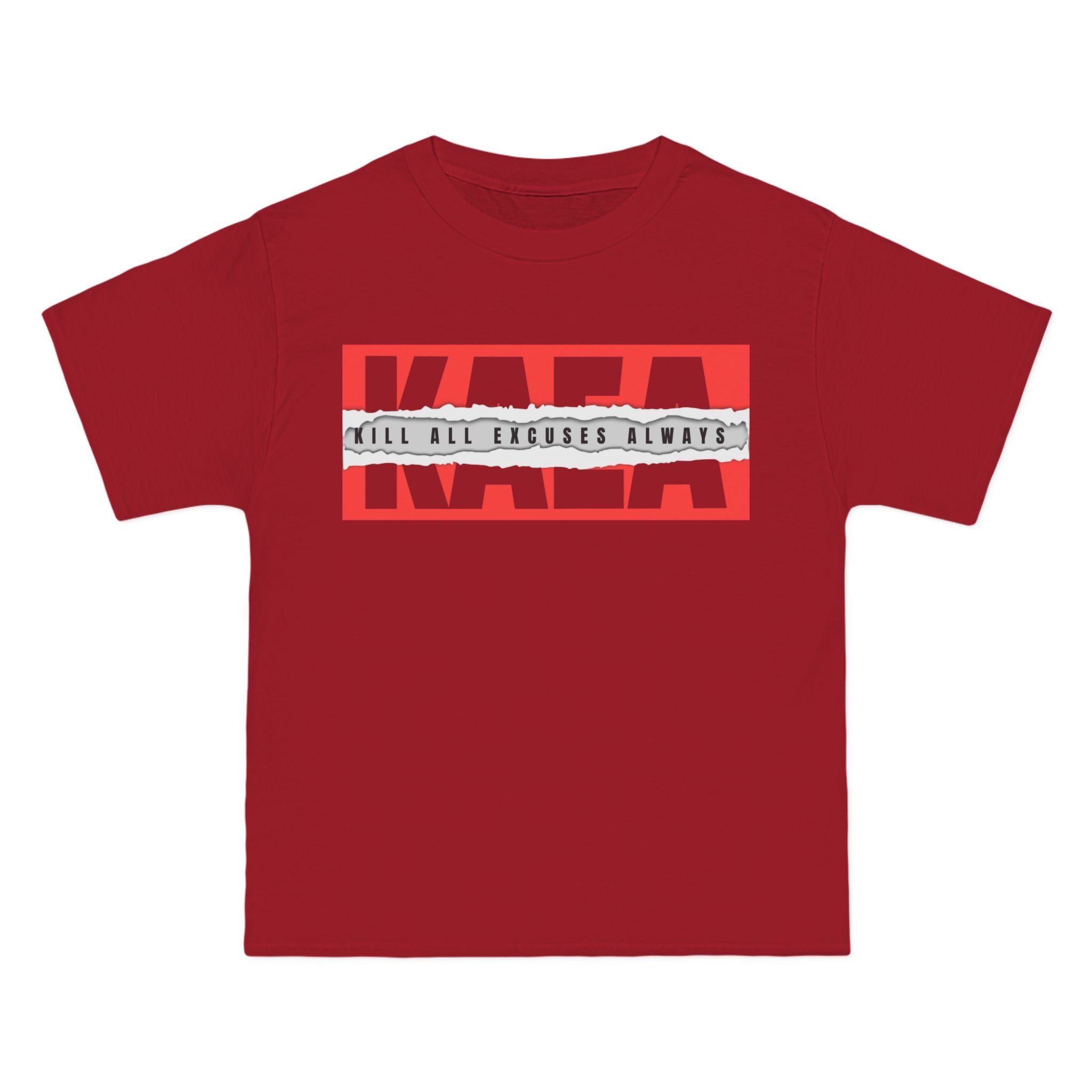 T-Shirt — Bold 'RAD' Graphic Tee (Red Block Text)