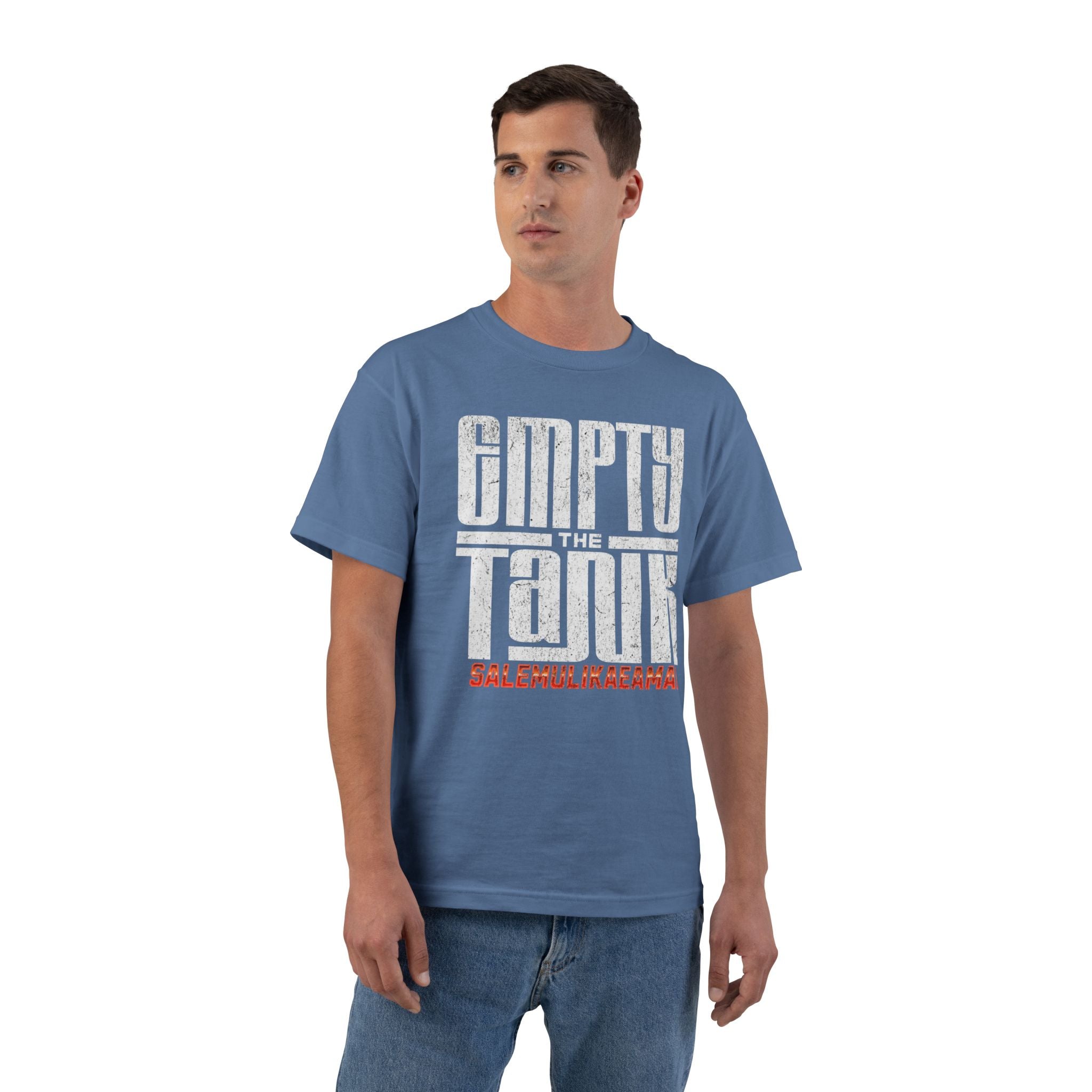 T-Shirt — "Empty the Tank" Bold Retro Graphic Tee