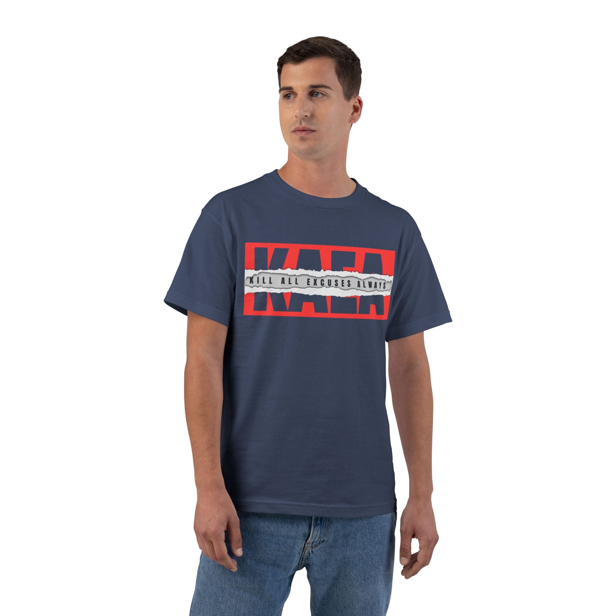 T-Shirt — Bold 'RAD' Graphic Tee (Red Block Text)