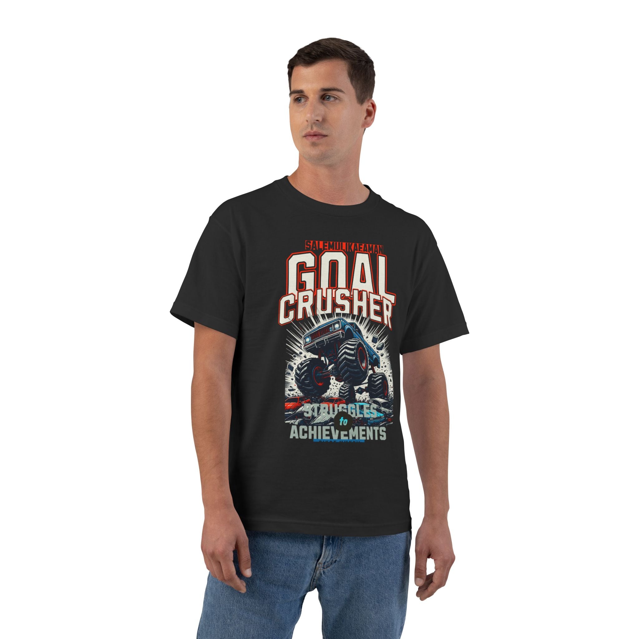 Goal Crusher T‑Shirt — Motivational 'Goal Crusher' Graphic Tee for Athletes & Go‑Getters