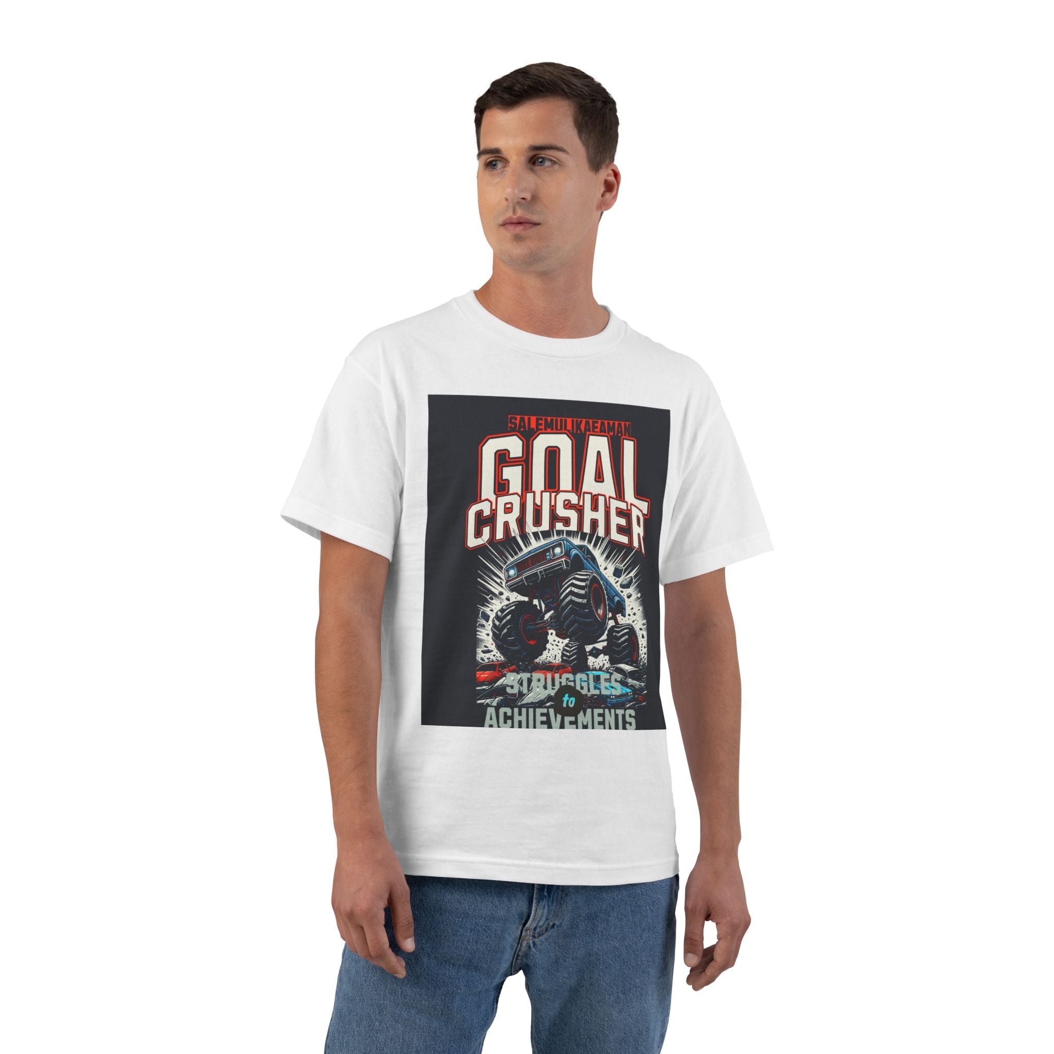 Goal Crusher T‑Shirt — Motivational 'Goal Crusher' Graphic Tee for Athletes & Go‑Getters
